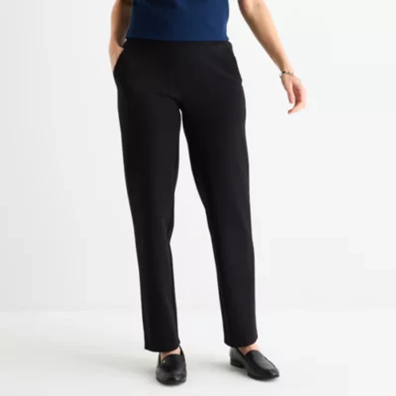 Liz Claiborne Maya Womens Straight Pull-On Pant