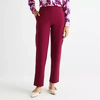 Liz Claiborne Maya Womens Straight Pull-On Pant
