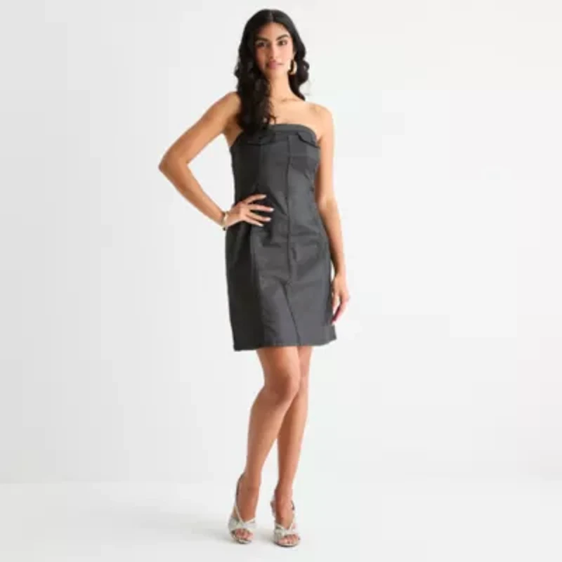 Bold Elements Womens Sleeveless Bodycon Dress