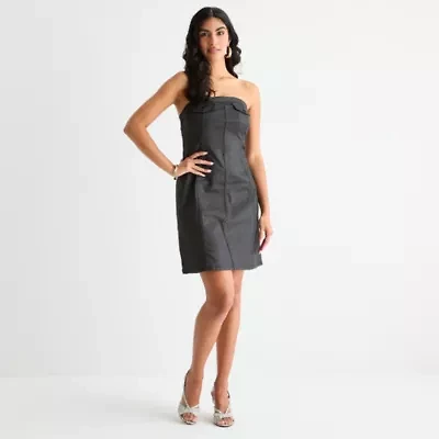Bold Elements Womens Sleeveless Bodycon Dress