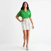 Bold Elements Womens Mini Denim Skirt