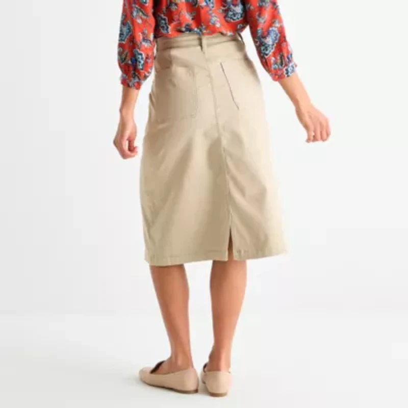 St. John's Bay Womens A-Line Skirt