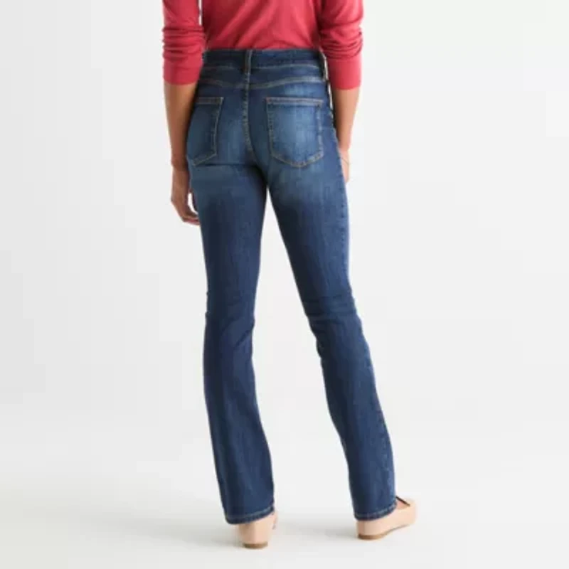 St. John's Bay Womens Mid Rise Bootcut Jean