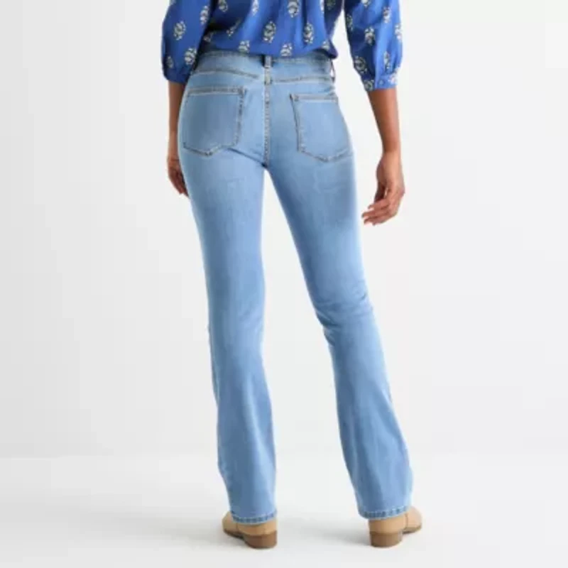 St. John's Bay Womens Mid Rise Bootcut Jean