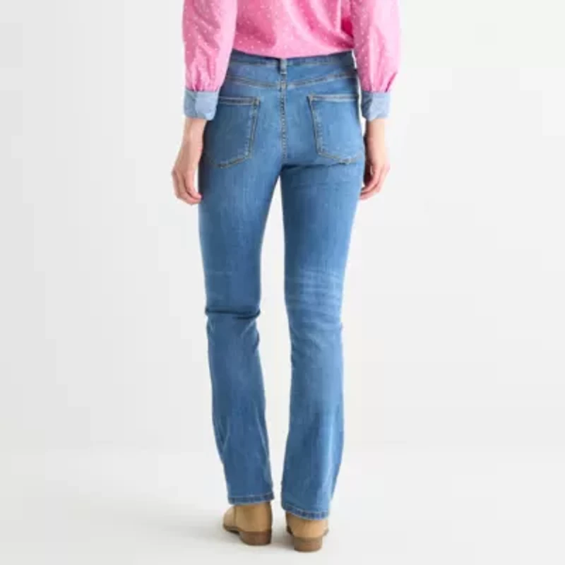 St. John's Bay Womens Mid Rise Bootcut Jean