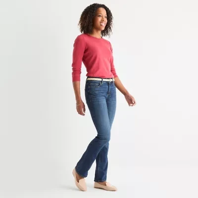 St. John's Bay Womens Mid Rise Bootcut Jean