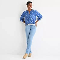 St. John's Bay Womens Mid Rise Bootcut Jean