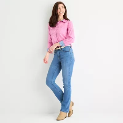 St. John's Bay Womens Mid Rise Bootcut Jean