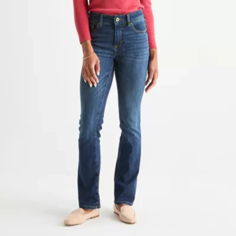 St. John's Bay Womens Mid Rise Bootcut Jean