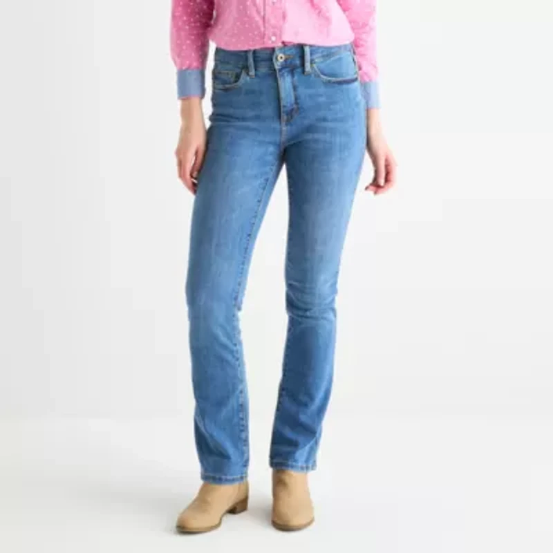 St. John's Bay Womens Mid Rise Bootcut Jean