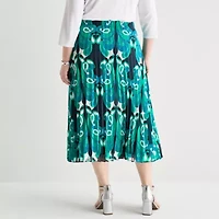 Liz Claiborne Womens A-Line Skirt-Plus