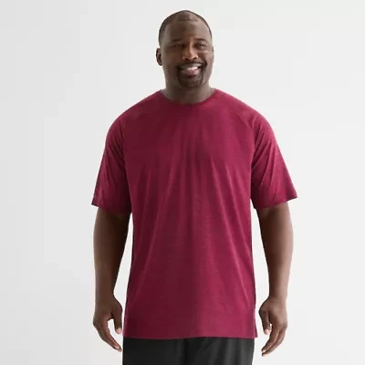 Xersion Everair Mens Crew Neck Short Sleeve Quick Dry Active Big and Tall T-Shirt