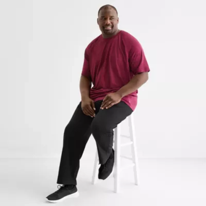 Xersion Everair Mens Crew Neck Short Sleeve Quick Dry Active Big and Tall T-Shirt