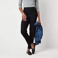 St. John's Bay Petite Womens Ankle Pull-On Pant