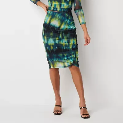 Bold Elements Womens Pencil Skirt Plus