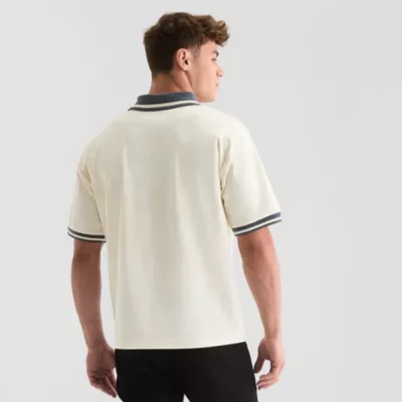 Arizona Mens V Neck Short Sleeve Jersey Polo
