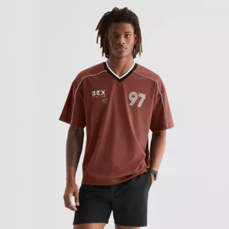 Arizona Mens V Neck Short Sleeve Jersey