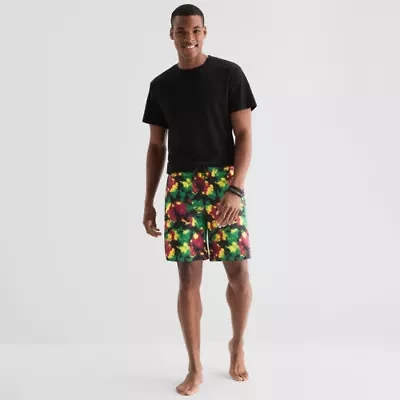 Hope & Wonders Juneteenth Mens Drawstring Waist Swim Trunks