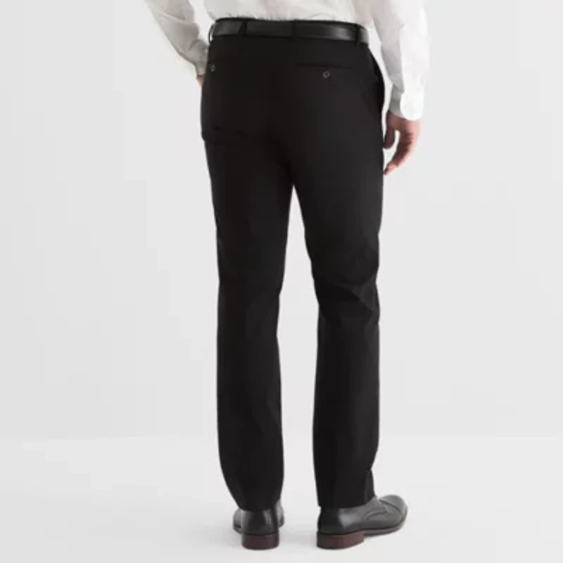 Collection By Michael Strahan Mens Straight Modern Fit Flat Front Pant