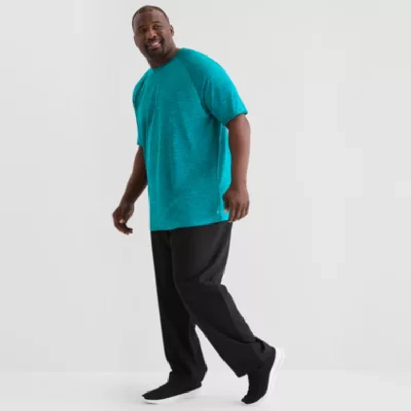 Xersion EverAir Mens Crew Neck Short Sleeve Quick Dry Active Big and Tall T-Shirt