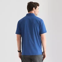 Stylus Mens Short Sleeve Regular Fit Button-Down Shirt