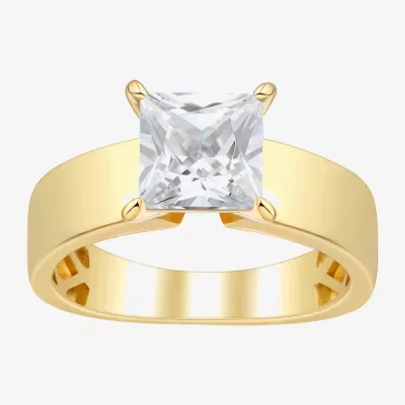 (H-I / Si2) Womens 2 CT. T.W. Lab Grown White Diamond 14K Gold Solitaire Engagement Ring