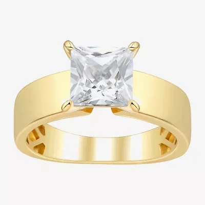 (H-I / Si2) Womens 2 CT. T.W. Lab Grown White Diamond 14K Gold Solitaire Engagement Ring