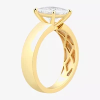 (H-I / Si2) Womens 2 CT. T.W. Lab Grown White Diamond 14K Gold Solitaire Engagement Ring