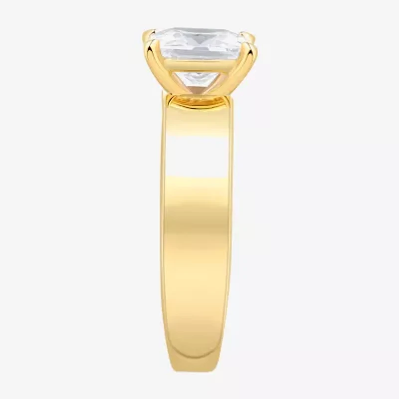 (H-I / Si2) Womens 2 CT. T.W. Lab Grown White Diamond 14K Gold Solitaire Engagement Ring