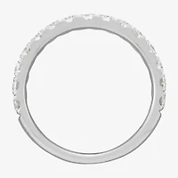 Womens 3/4 CT. T.W. Lab Grown White Diamond 14K White Gold Band