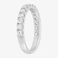 Womens 3/4 CT. T.W. Lab Grown White Diamond 14K White Gold Band