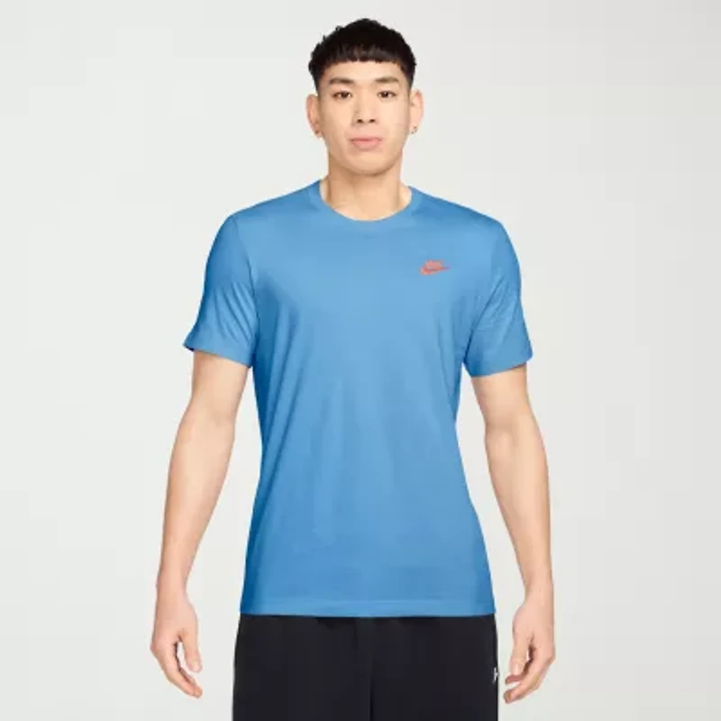 Nike Embroidered Logo Mens Crew Neck Short Sleeve Active T-Shirt