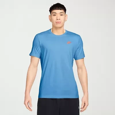 Nike Embroidered Logo Mens Crew Neck Short Sleeve Active T-Shirt