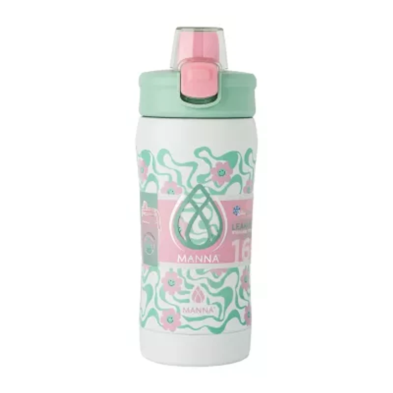 Hydragear 3D Floral 16oz. Push Water Bottle