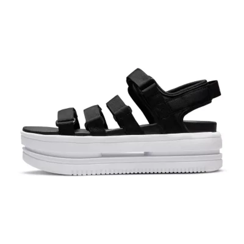 Nike Icon Classic Platform Womens Adjustable Strap Footbed Sandals