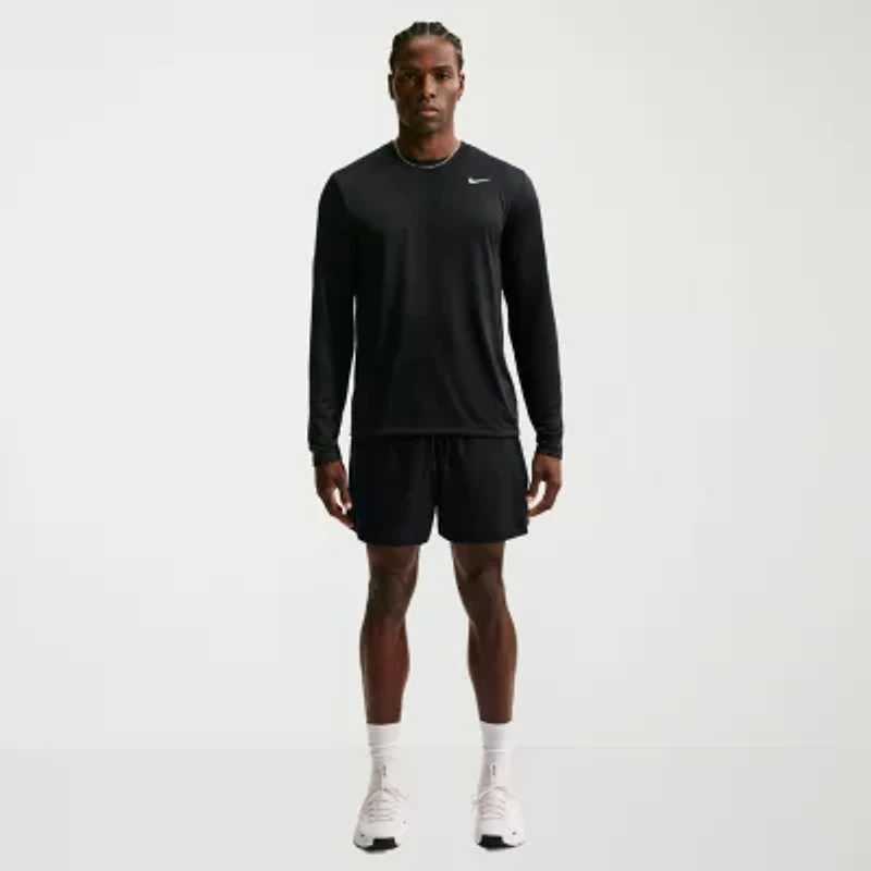 Nike Mens Crew Neck Long Sleeve Quick Dry Active Big and Tall T-Shirt