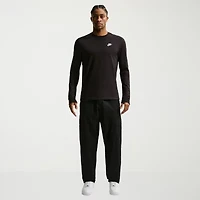 Nike Club Mens Crew Neck Long Sleeve Quick Dry Active Big and Tall T-Shirt