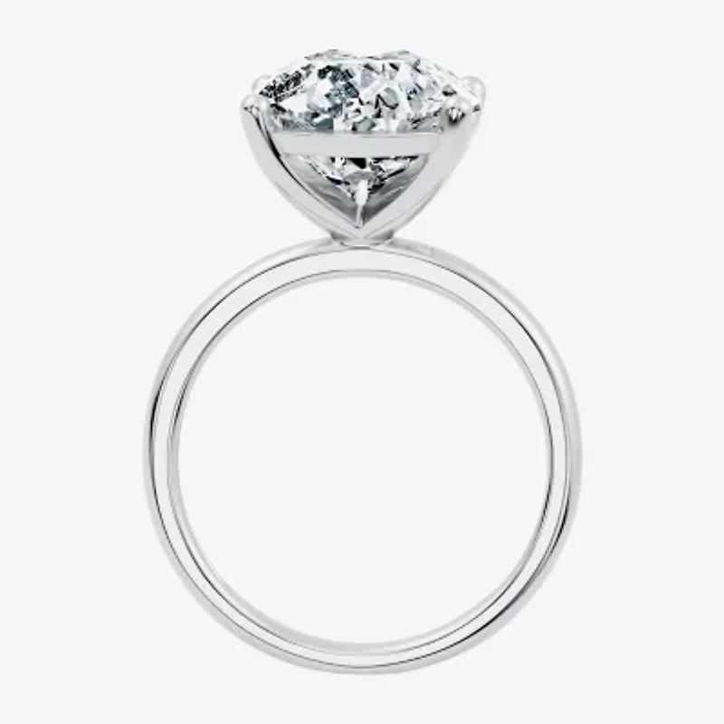F / Vs2) Womens Ct. Lab Grown White Diamond 14K Gold Pear Engagement Ring