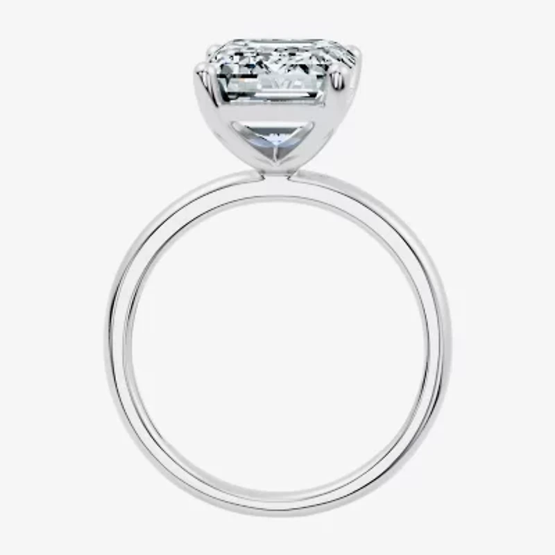 F / Vs2) Womens Ct. Lab Grown White Diamond 14K Gold Engagement Ring