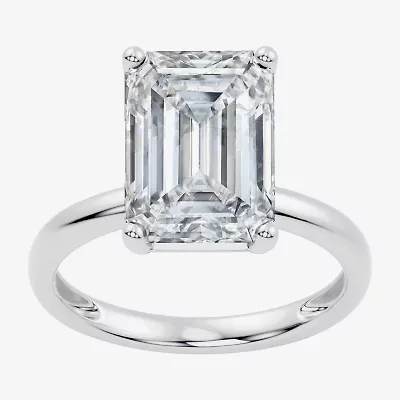 F / Vs2) Womens Ct. Lab Grown White Diamond 14K Gold Engagement Ring