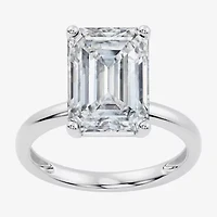 F / Vs2) Womens Ct. Lab Grown White Diamond 14K Gold Engagement Ring
