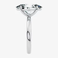 F/Vs2) Womens Ct. Lab Grown White Diamond 14K Gold Oval Solitaire Engagement Ring