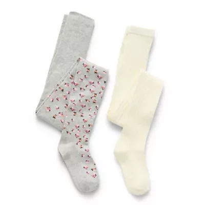 Thereabouts Little & Big Kid Girls 2-pc. Floral Tights