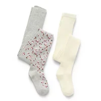 Thereabouts Little & Big Kid Girls 2-pc. Floral Tights