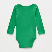 Okie Dokie Baby Boys Crew Neck Long Sleeve Rib Bodysuit