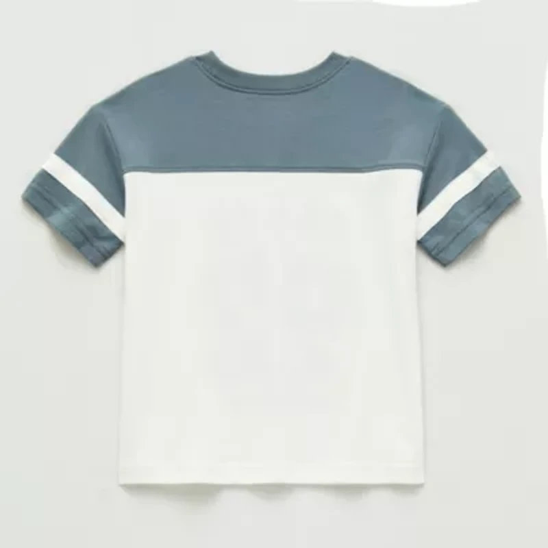 Okie Dokie Toddler & Little Boys Round Neck Short Sleeve Relaxed Fit Graphic T-Shirt