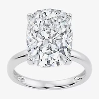 F / Vs2) Womens Ct. Lab Grown White Diamond 14K Gold Cushion Engagement Ring