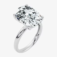 F / Vs2) Womens Ct. Lab Grown White Diamond 14K Gold Cushion Engagement Ring
