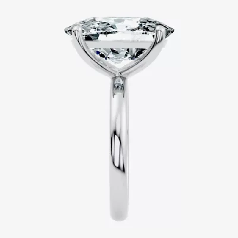 F / Vs2) Womens Ct. Lab Grown White Diamond 14K Gold Cushion Engagement Ring