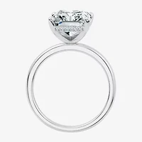 Signature By Modern Bride (F/Vs2) Womens 7 Ct.T.W. Lab Grown White Diamond 14K Gold Rectangular Engagement Ring